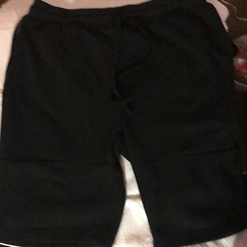 Black Jogger Shorts